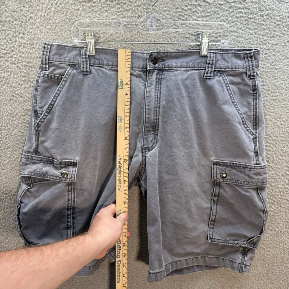 Carhartt Shorts Mens 40‎ Gray Duck Canvas Rugged Cargo Workwear Chore Grunge